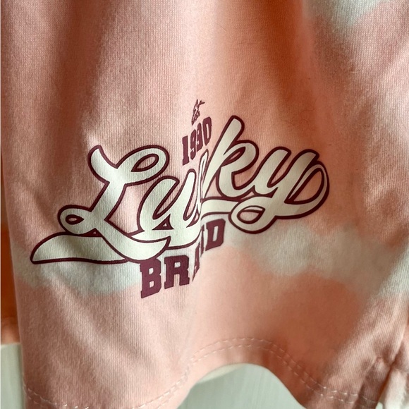 Lucky Brand Pink Striped Pajamas Sleepwear Set - Picture 9 of 9